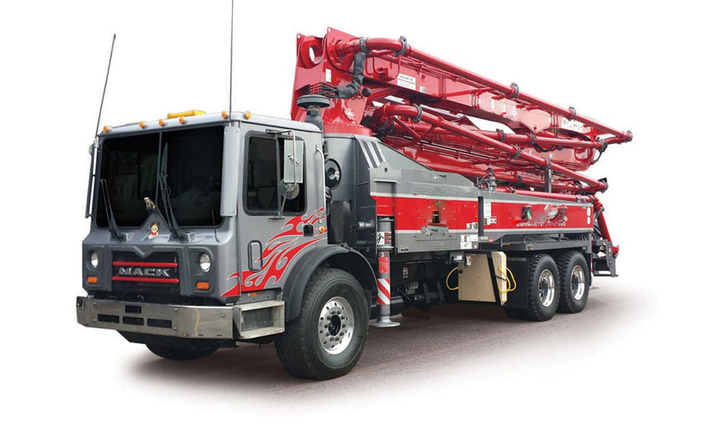 Mack Truck with Concord Concrete Pumper at 401 Trucksource